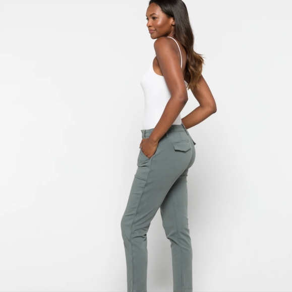 🌸 Cosmic Blue Erin High Rise Utility Pant Size 27T NWT STITCH FIX - Picture 12 of 13